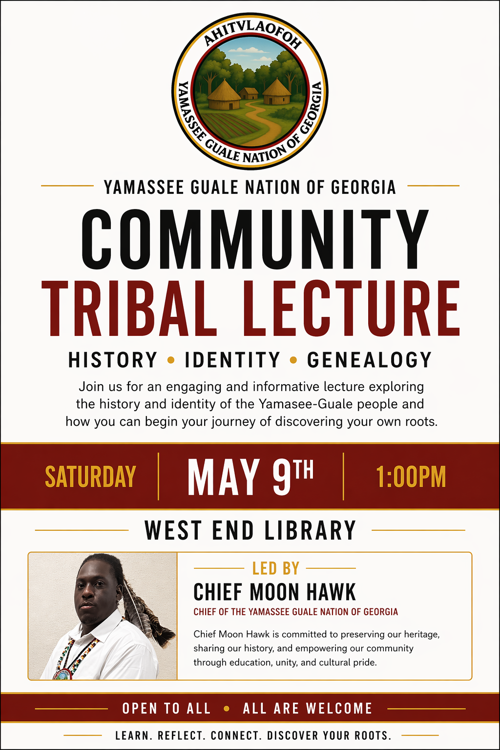 Yamassee-Guale Nation of Georgia Community Lecture | Spring 2026