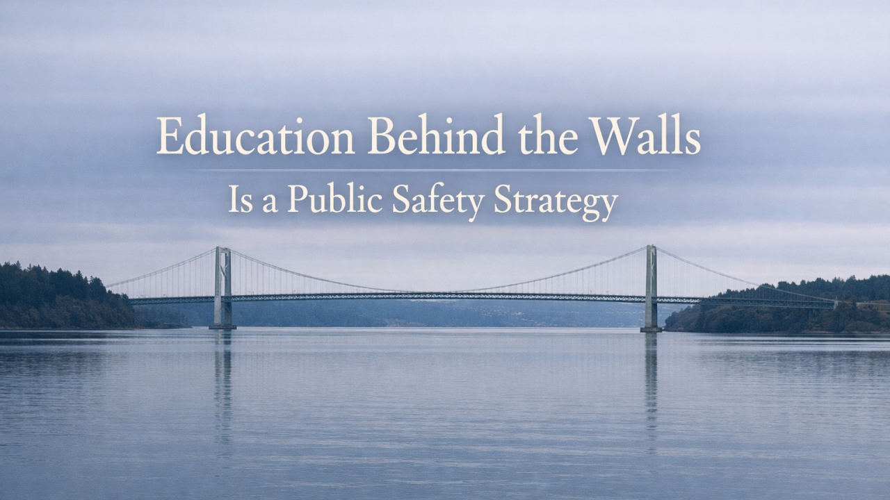 Prison Education Is A Public Safety Strategy.