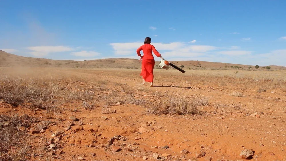 Tania Lou Smith, Untitled (lawn blower) (2017), HD Video