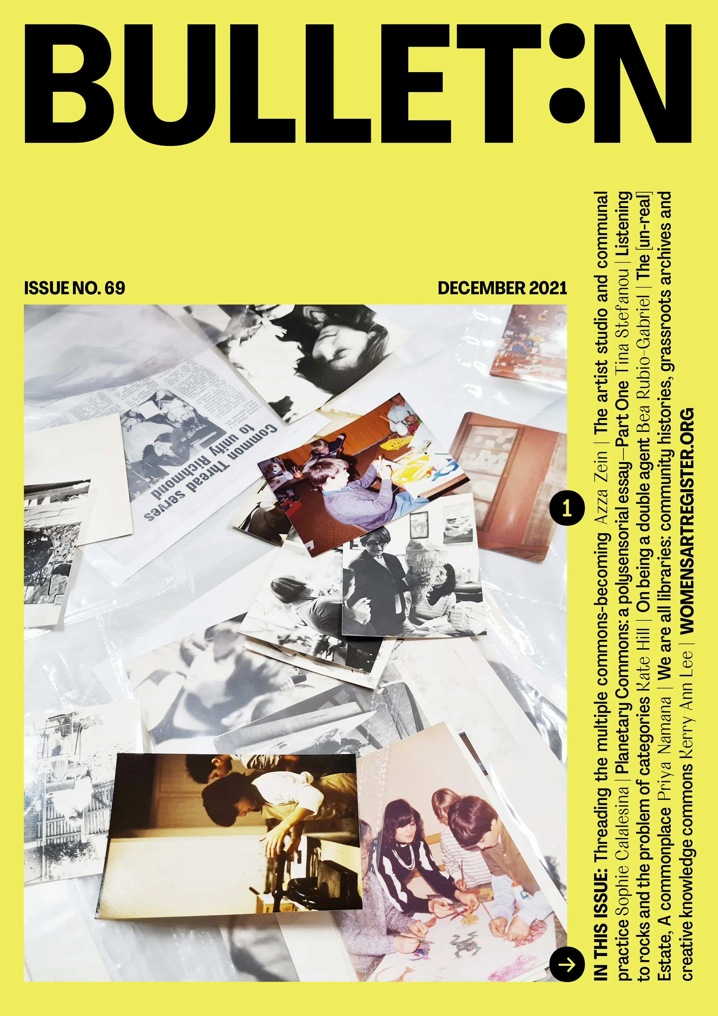 Cover of Issue 69 (December 2021)