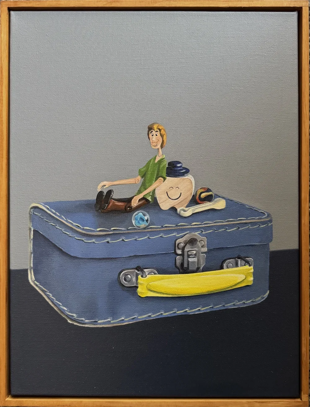 Polly Hollyoak, The Little Things (2024), Oil on canvas, 40 X 30 x 3.5 cm