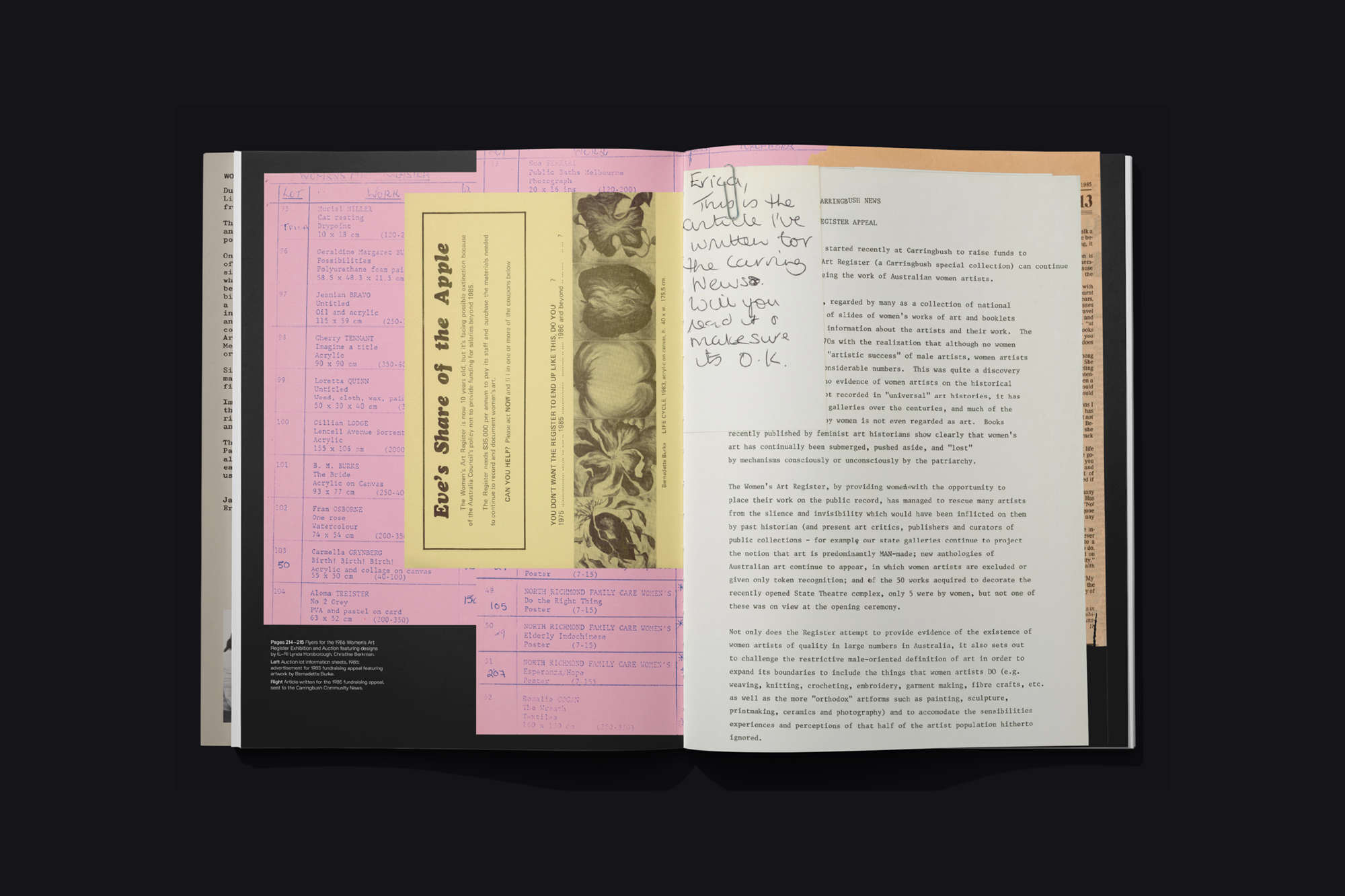 Internal spread from Keeping Things Together