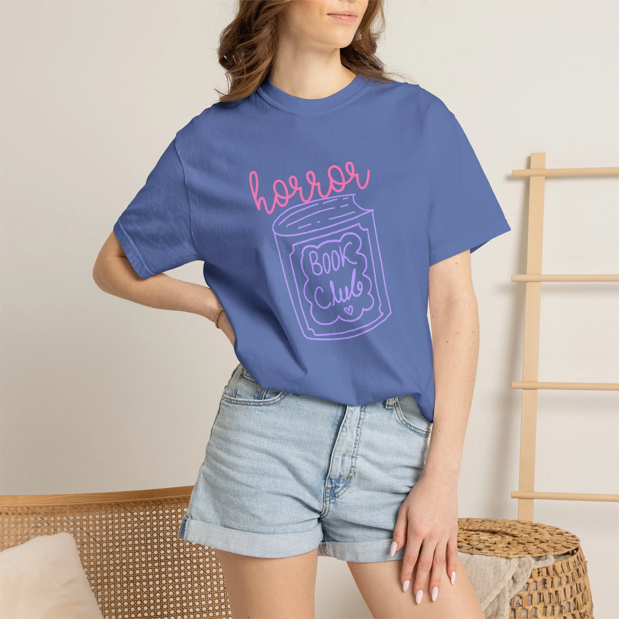 Horror Book Club T-Shirt — Cute Bookish Graphic Tee for Readers
