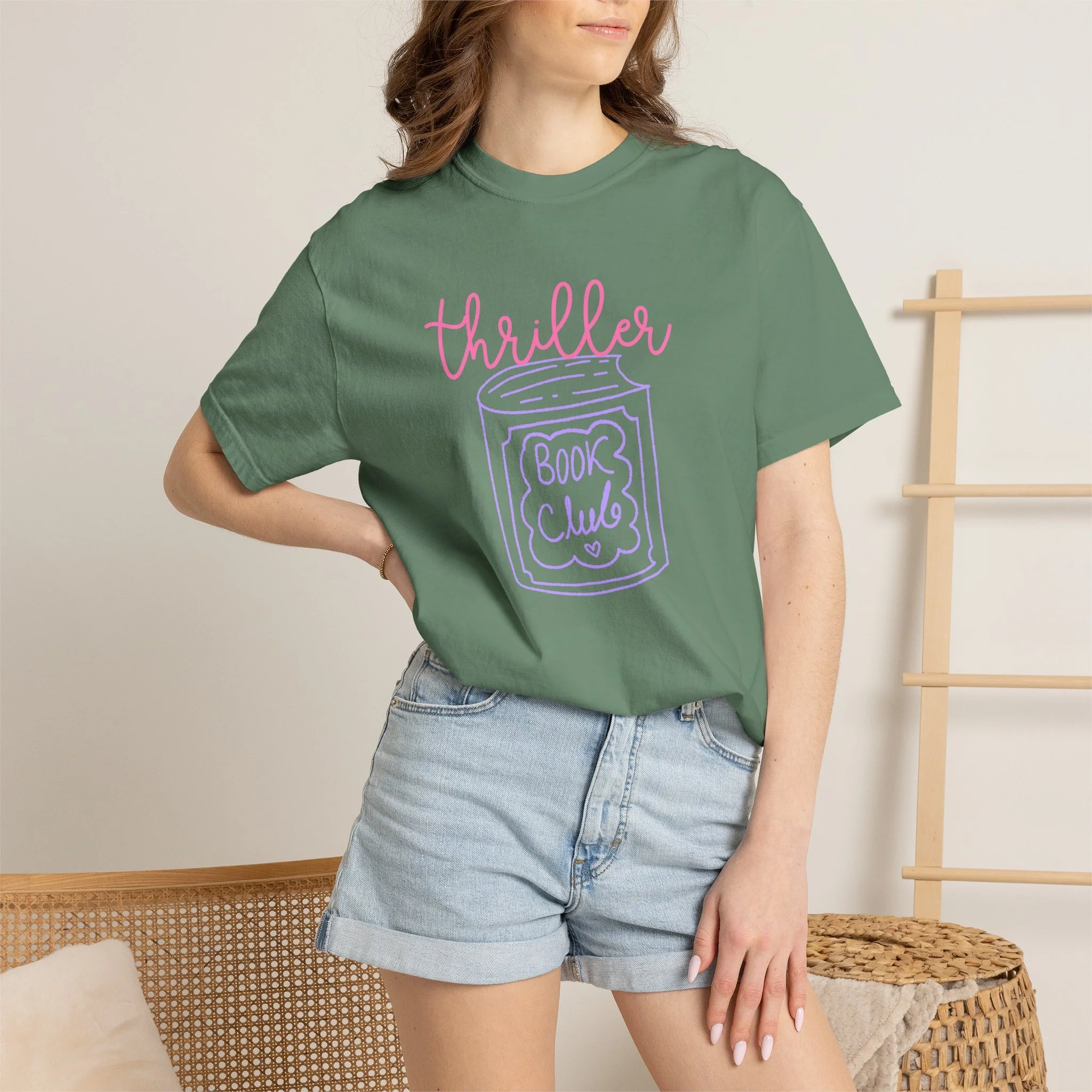 Thriller Book Club T-Shirt — Cute Bookish Graphic Tee for Readers