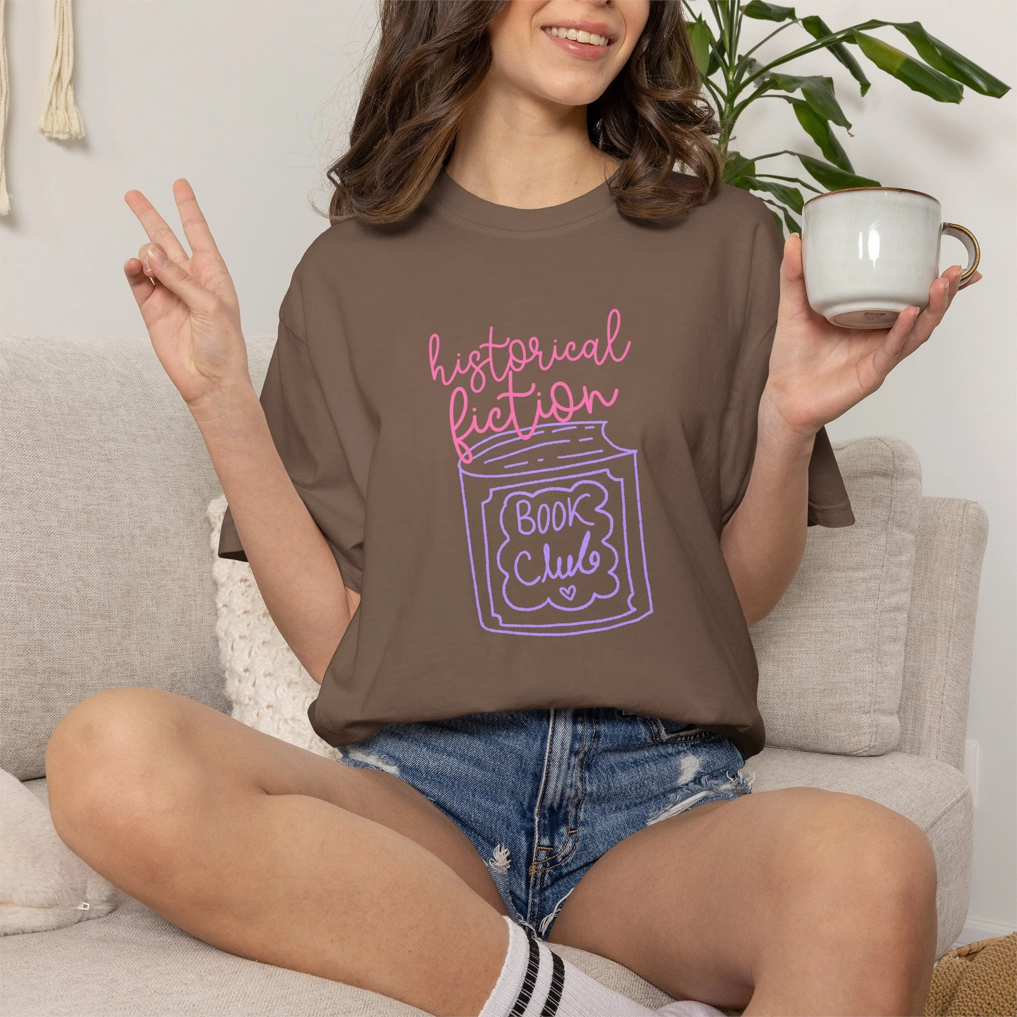 Historical Fiction Book Club T-Shirt — Cute Bookish Graphic Tee for Readers