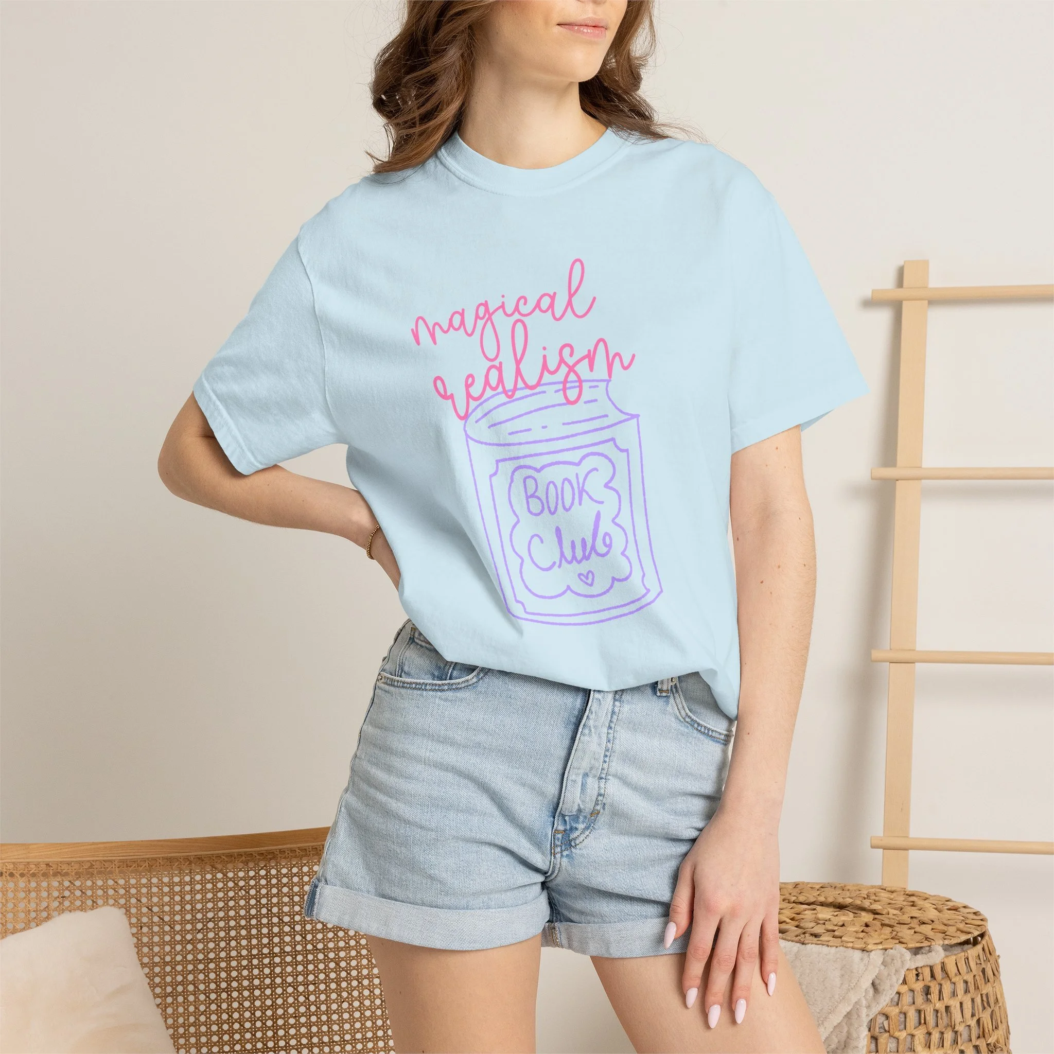 Magical Realism Book Club T-Shirt — Cute Bookish Graphic Tee for Readers