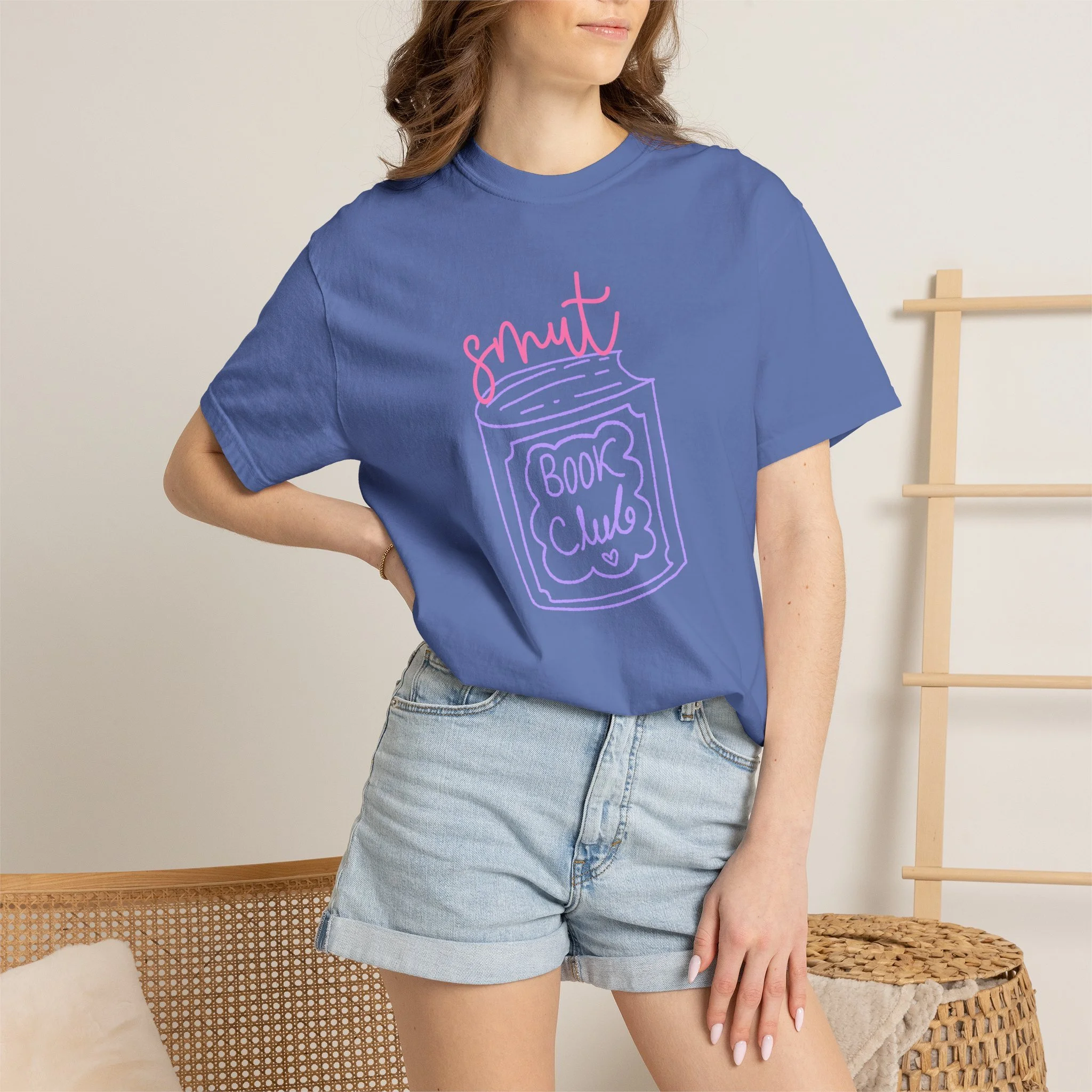 Smut Book Club T-Shirt — Cute Bookish Graphic Tee for Readers
