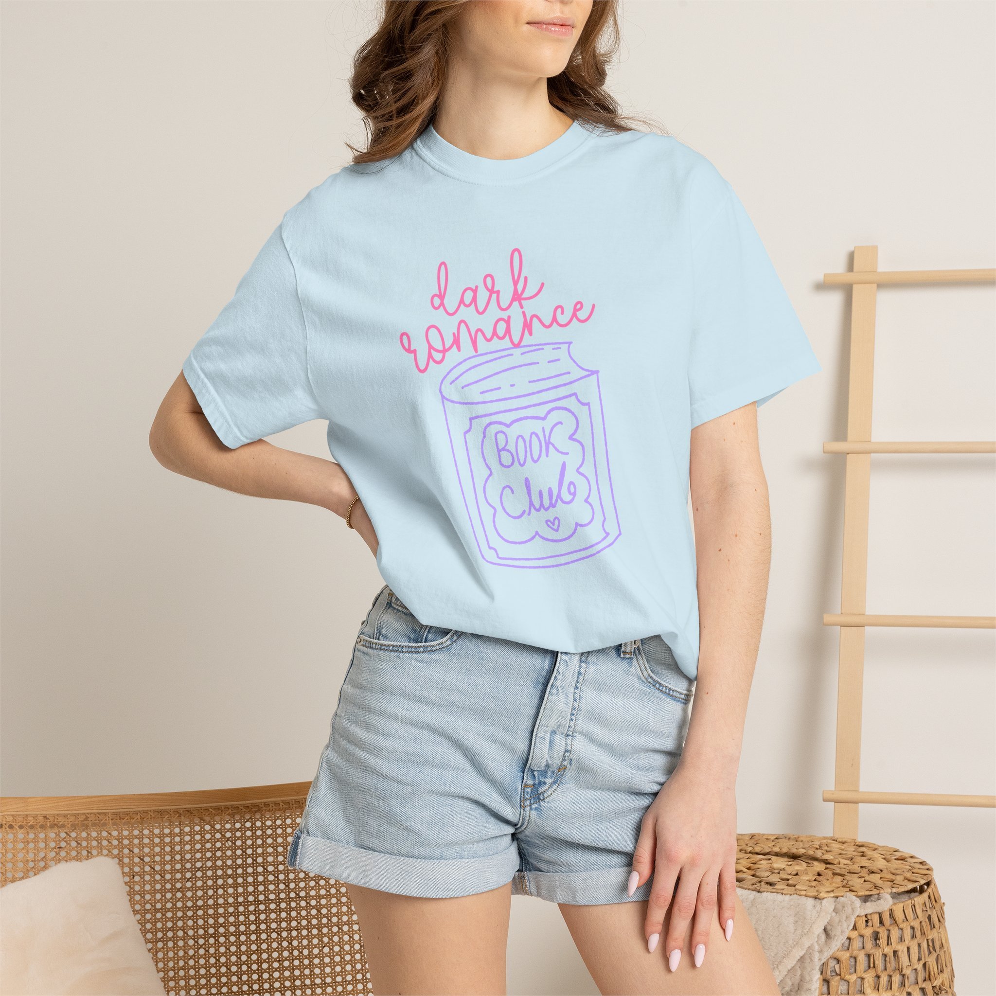 Dark Romance Book Club T-Shirt — Cute Bookish Graphic Tee for Readers