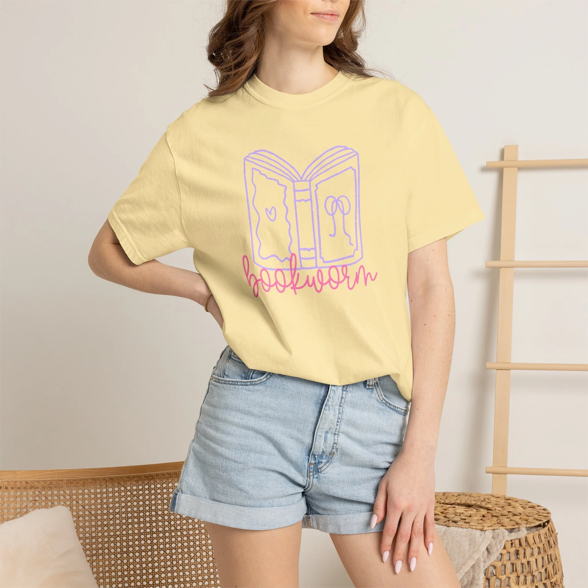 Bookworm T-Shirt — Cute Bookish Graphic Tee for Readers