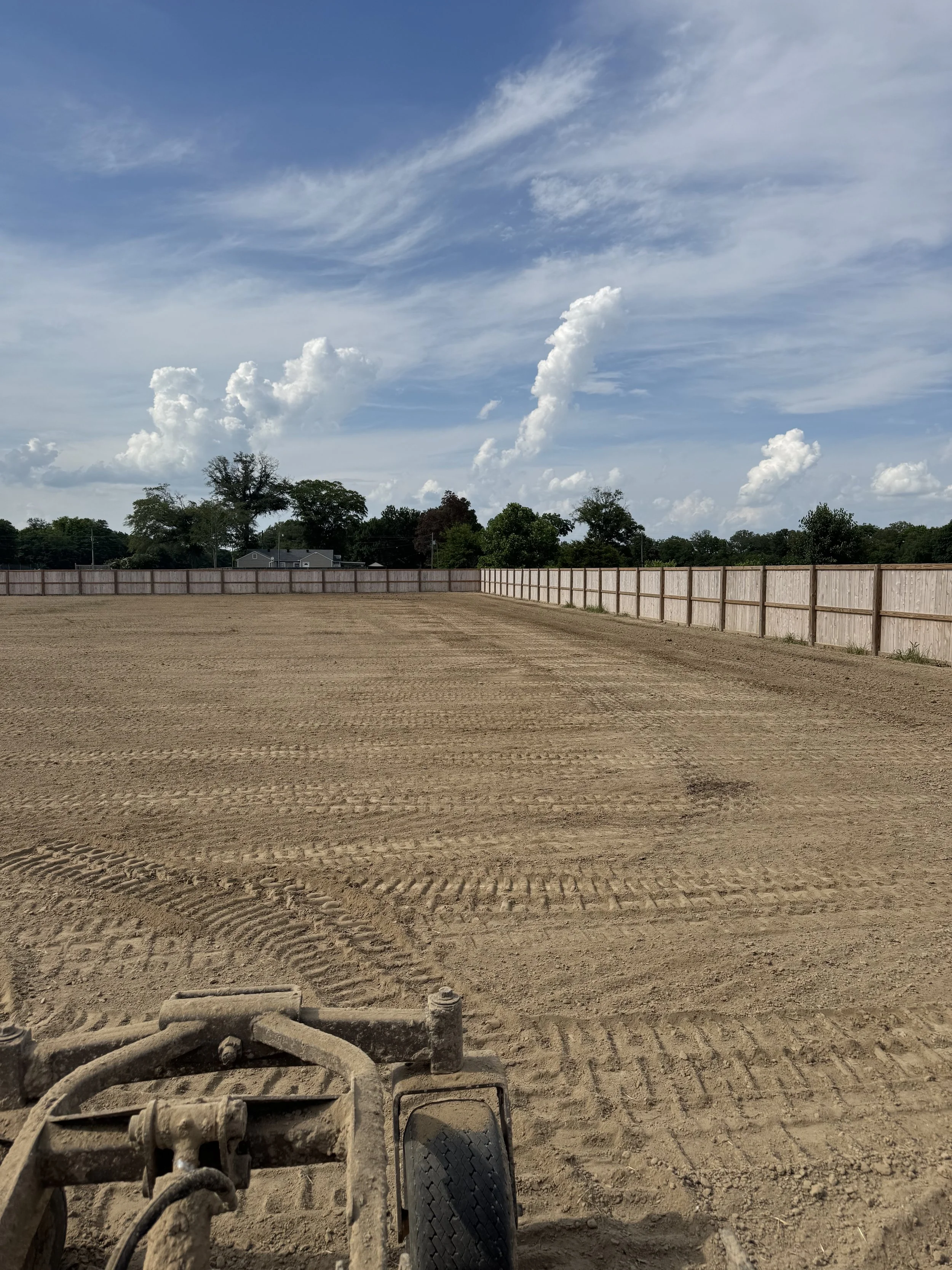 Laser-Guided Grading & Leveling