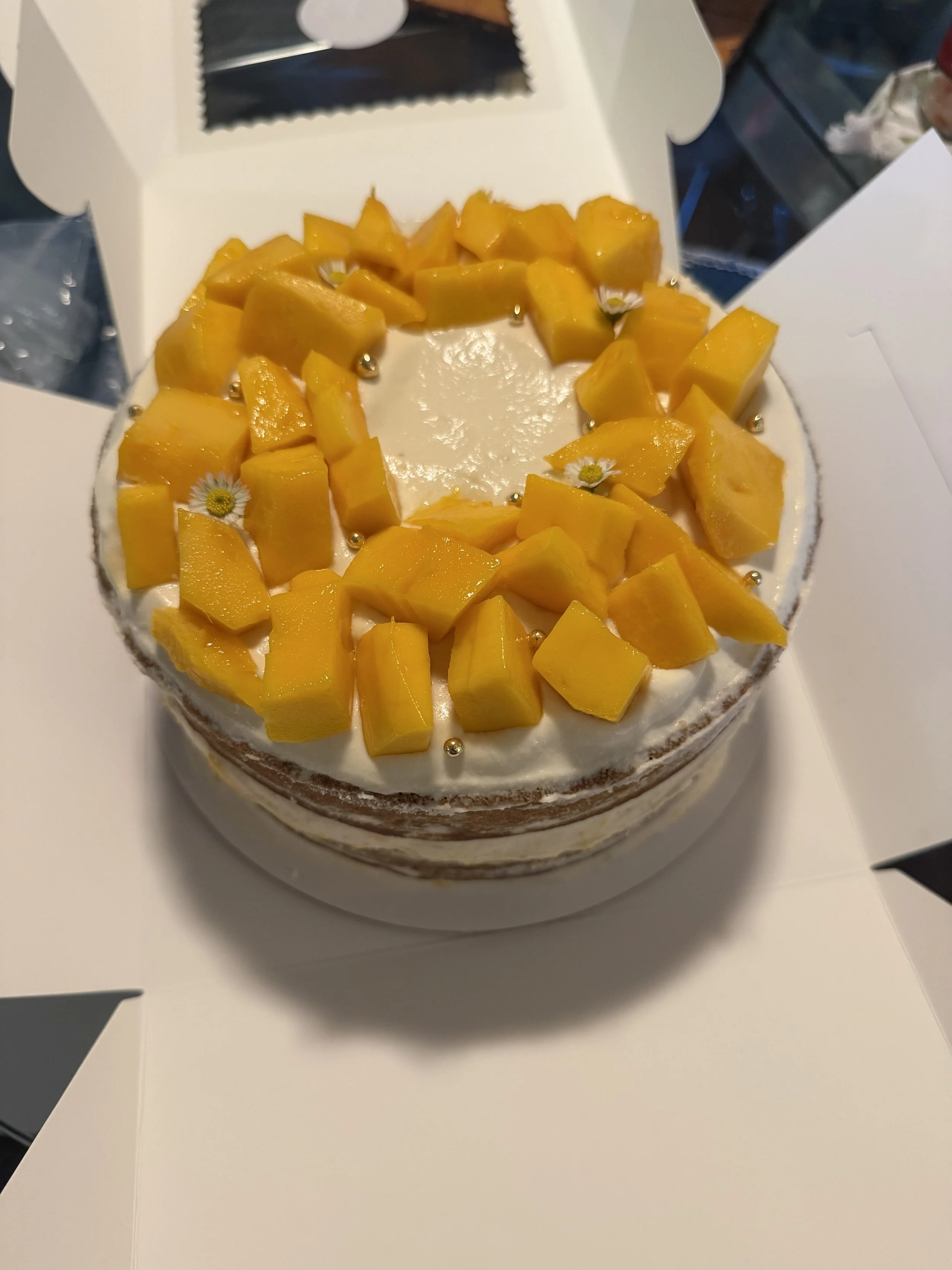 Mango Bloom Cake