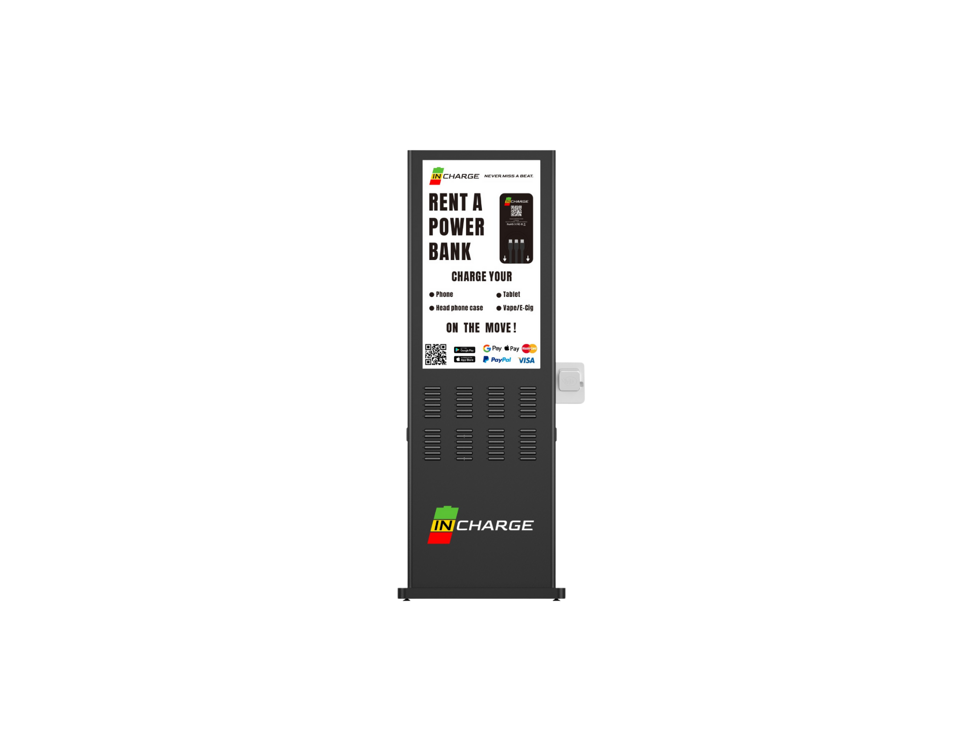 The President | 48-Slot Standing Kiosk with 43" HD Screen