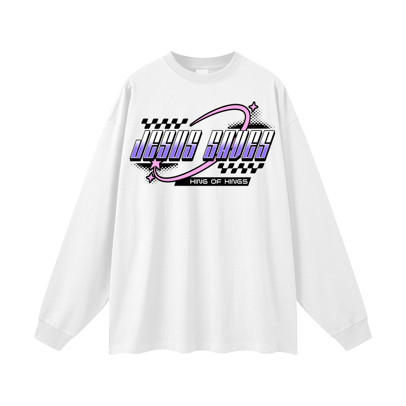 Salvation Series™ – Retro Racing Oversized Long Sleeve