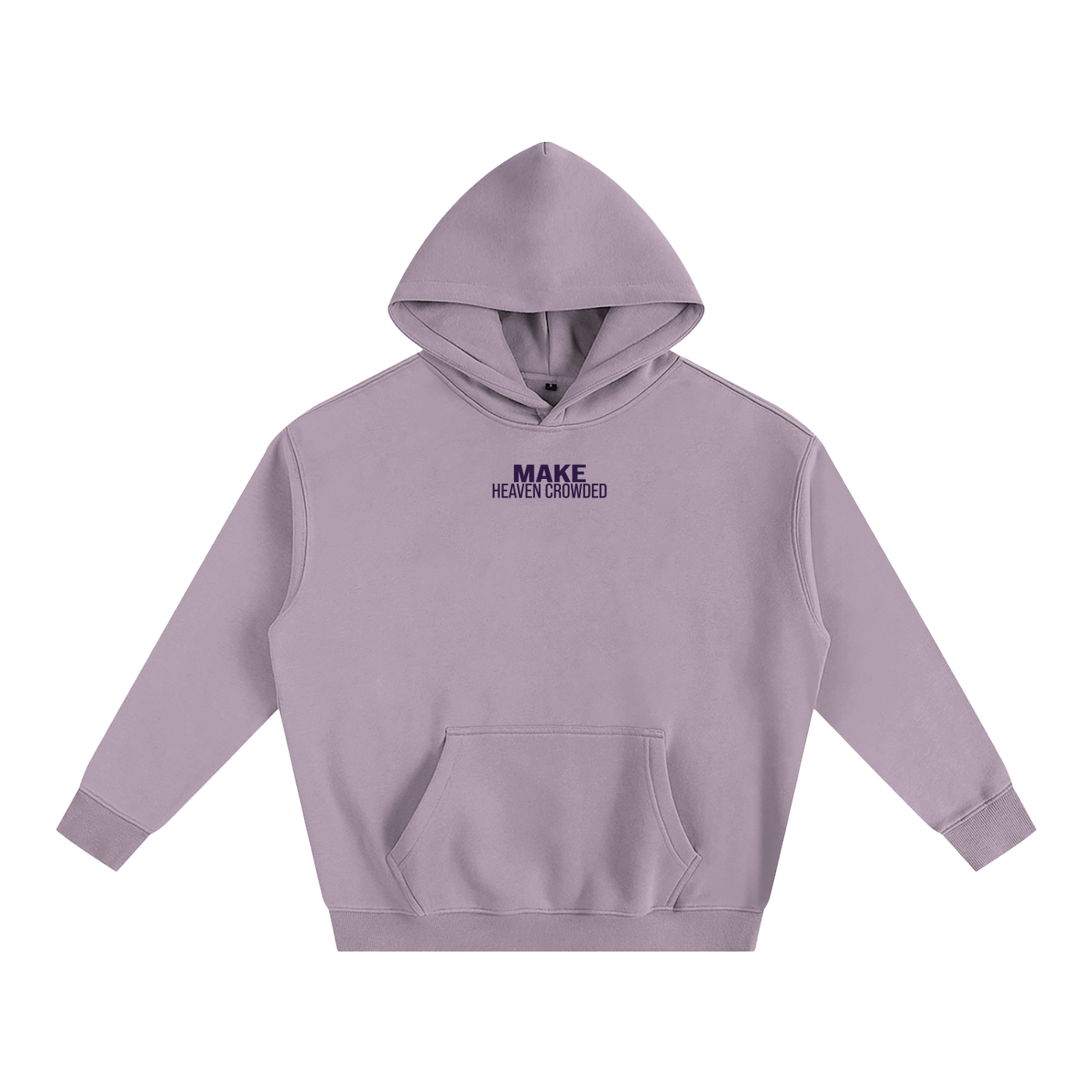 Purple Oversized Fleeced Hoodie