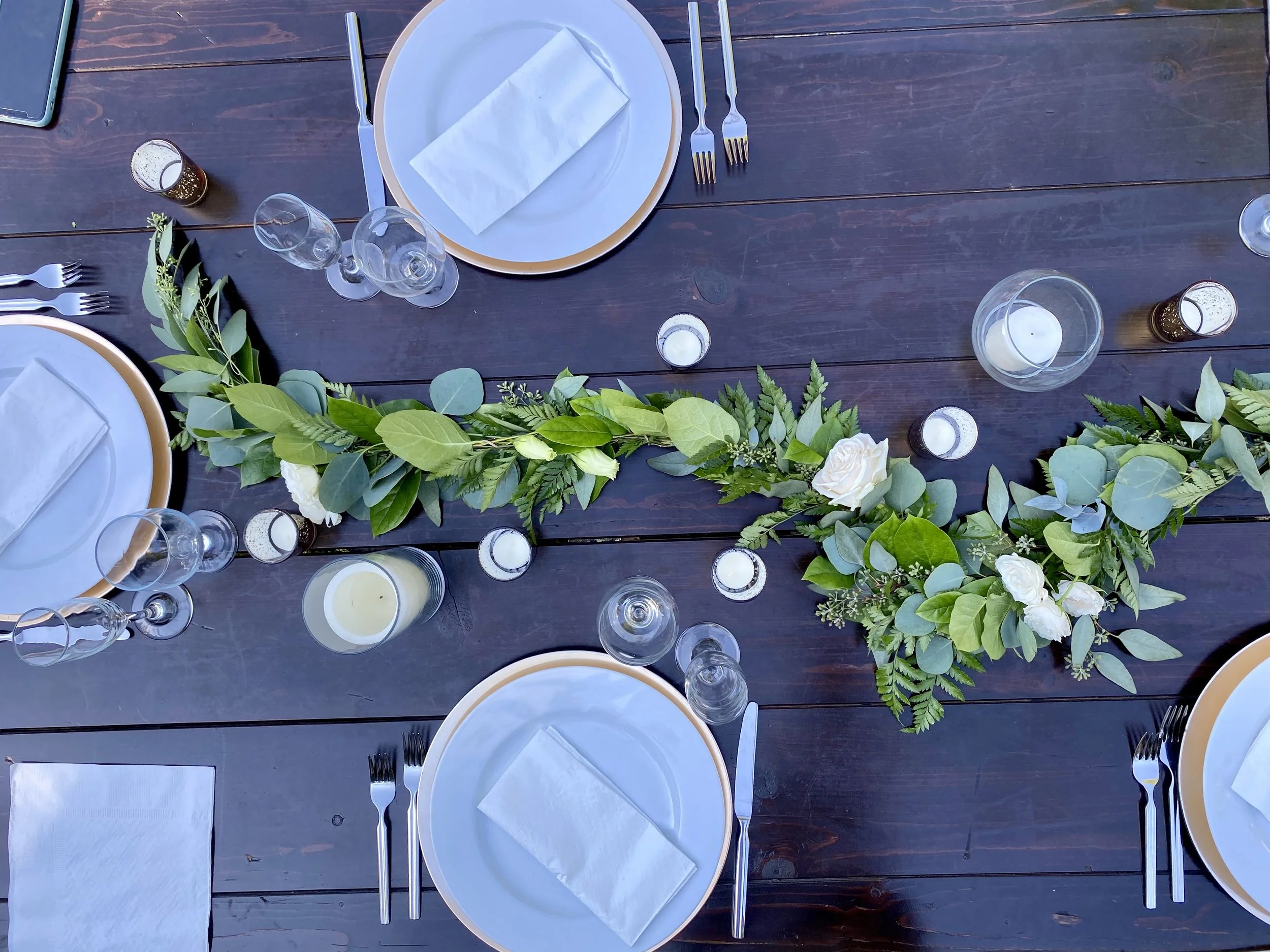 greenery garland by Wild Spirit Floral