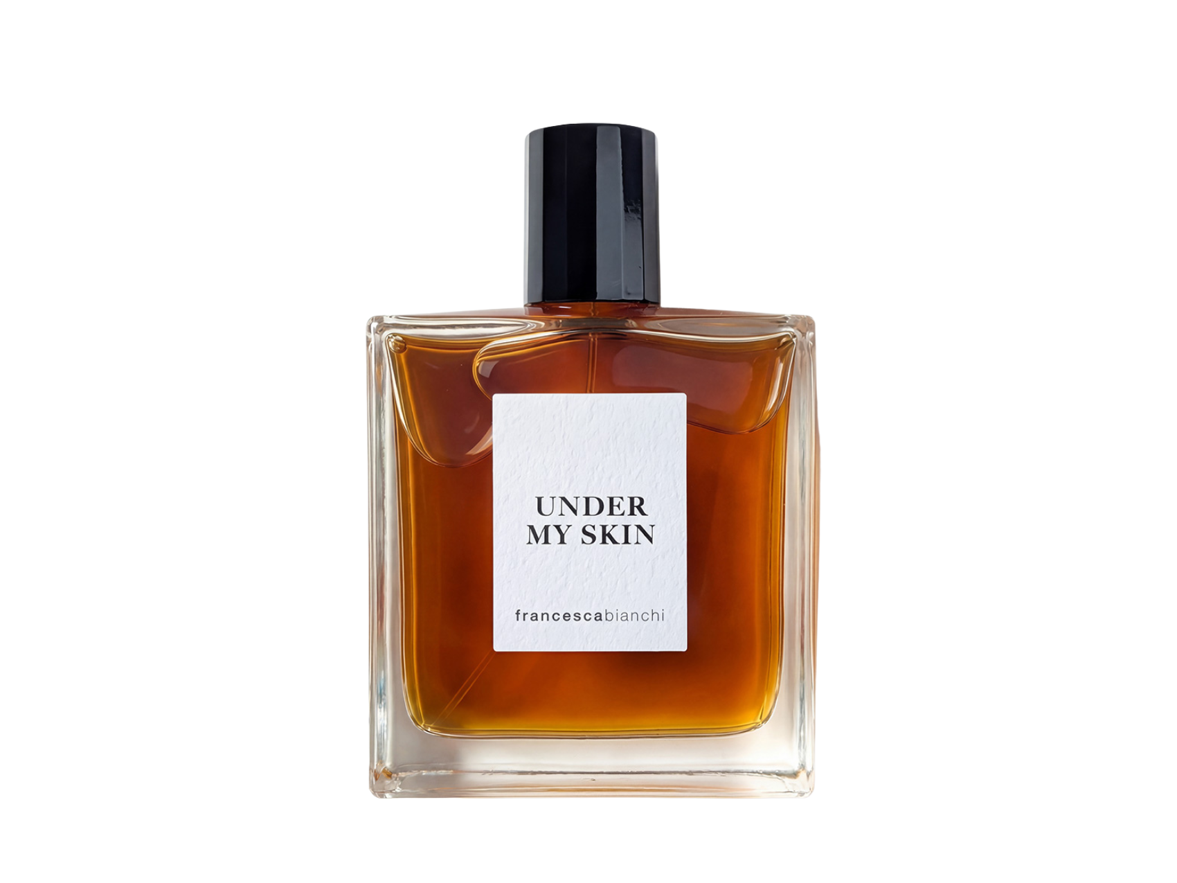 Francesca Bianchi Under My Skin 30ml extrait de parfum bottle — intimate animalic niche perfume, 30ml.ca Montreal