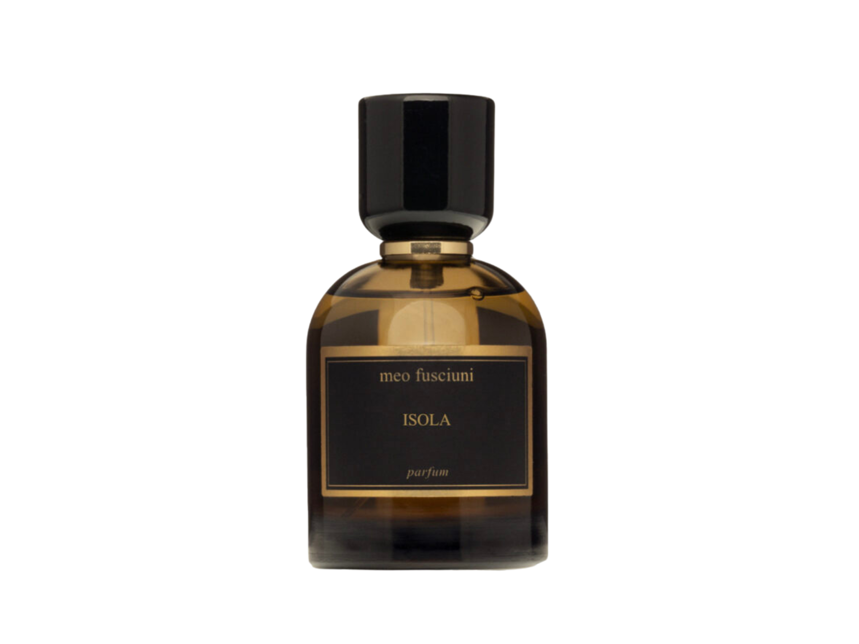 Meo Fusciuni Isola niche perfume bottle — yuzu, lemon, and marine citrus fragrance