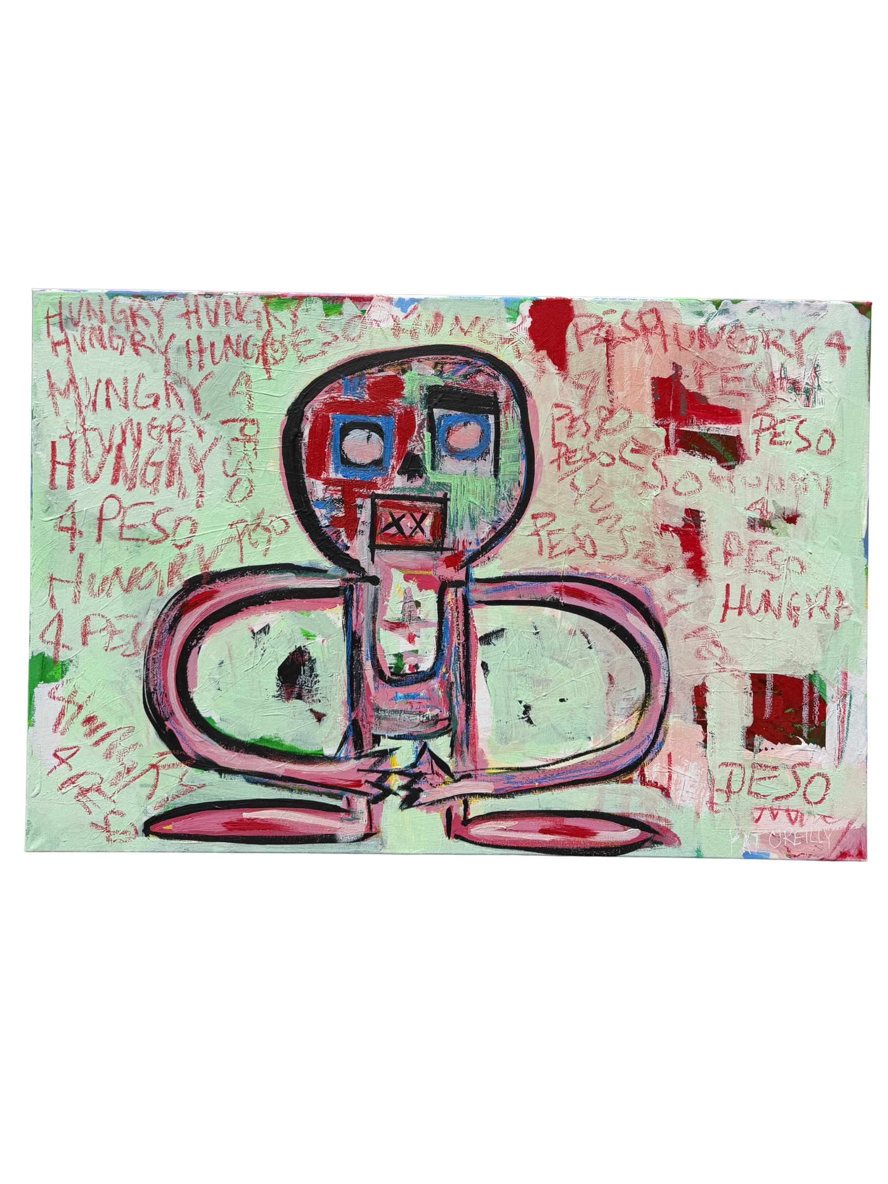 Hungry 4 Peso Painting by PAT O'REILLY