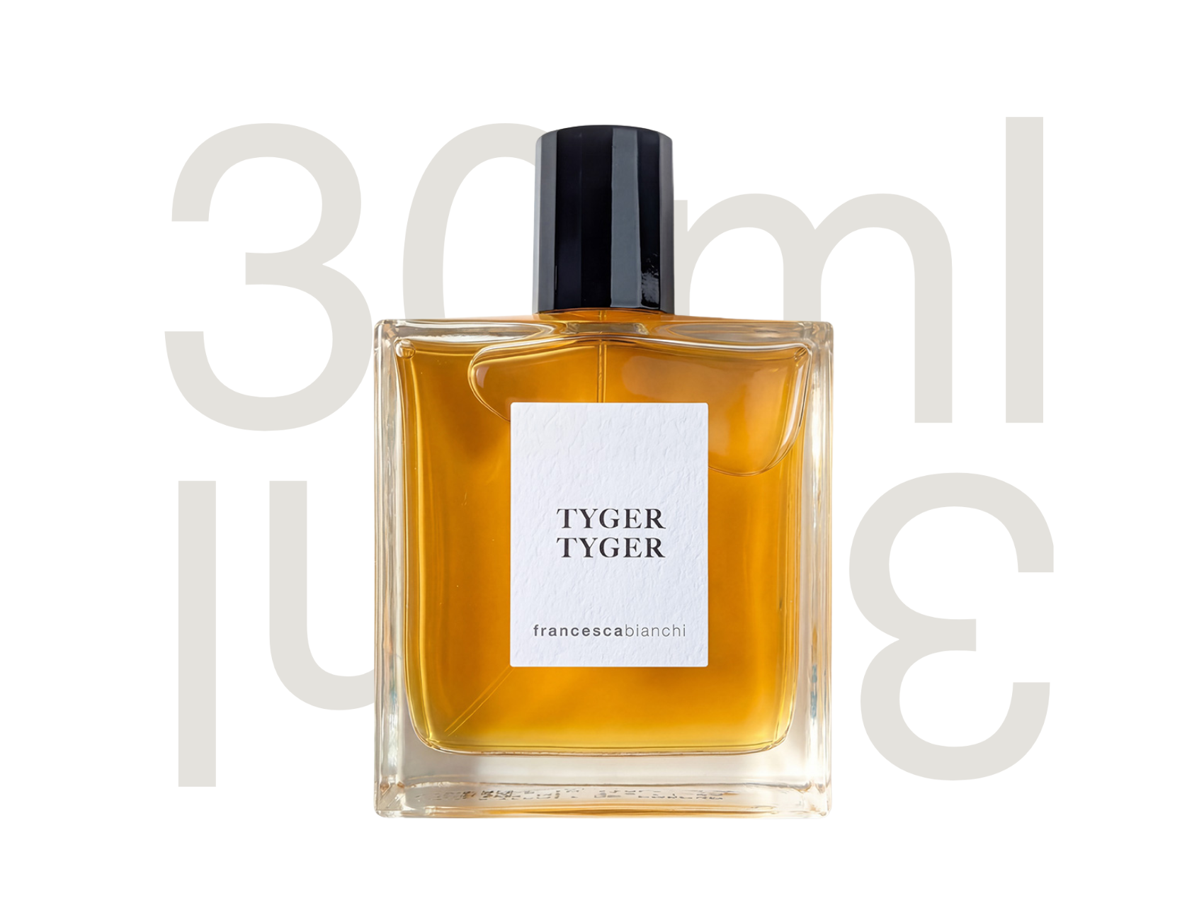 Francesca Bianchi Tyger Tyger 30ml extrait de parfum bottle — dark animalic honey oud niche perfume, 30ml.ca Montreal