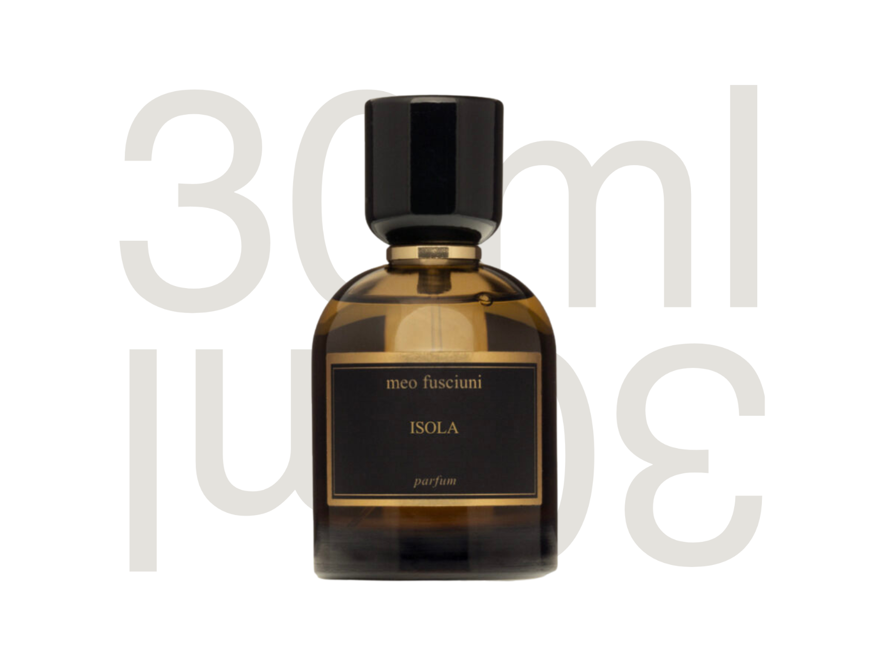 Meo Fusciuni Isola niche perfume bottle — yuzu, lemon, and marine citrus fragrance