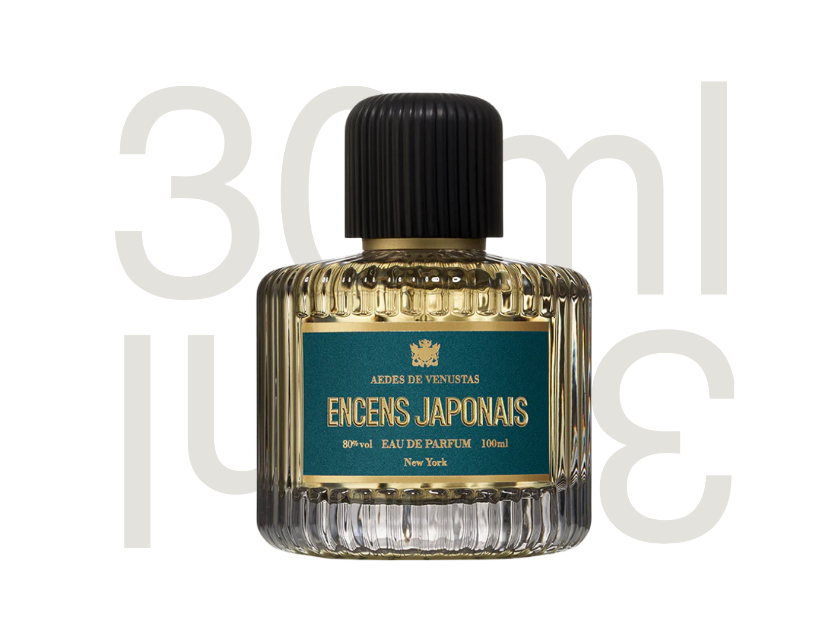 AEDES DE VENUSTAS Encens Japonais niche perfume bottle — Japanese incense, cedar, and agarwood fragrance