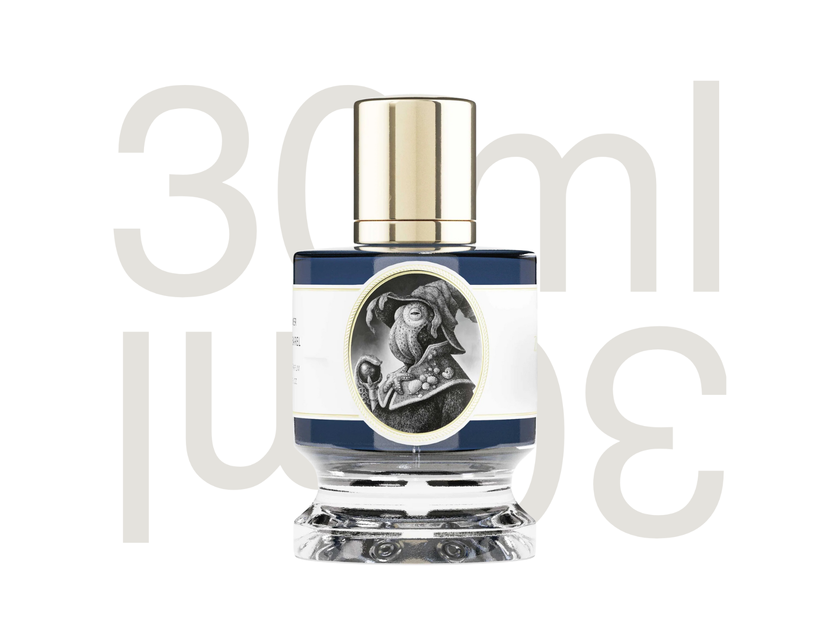 Zoologist Squid niche perfume bottle — marine, ink, and ambergris deep ocean fragrance