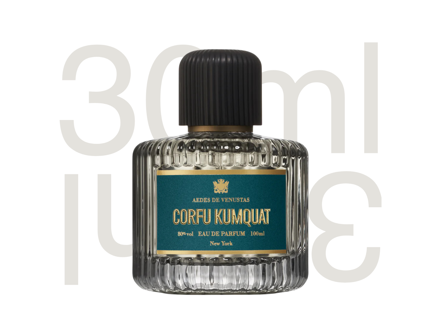 AEDES DE VENUSTAS Corfu Kumquat niche perfume bottle — kumquat, citrus, and Greek island fragrance