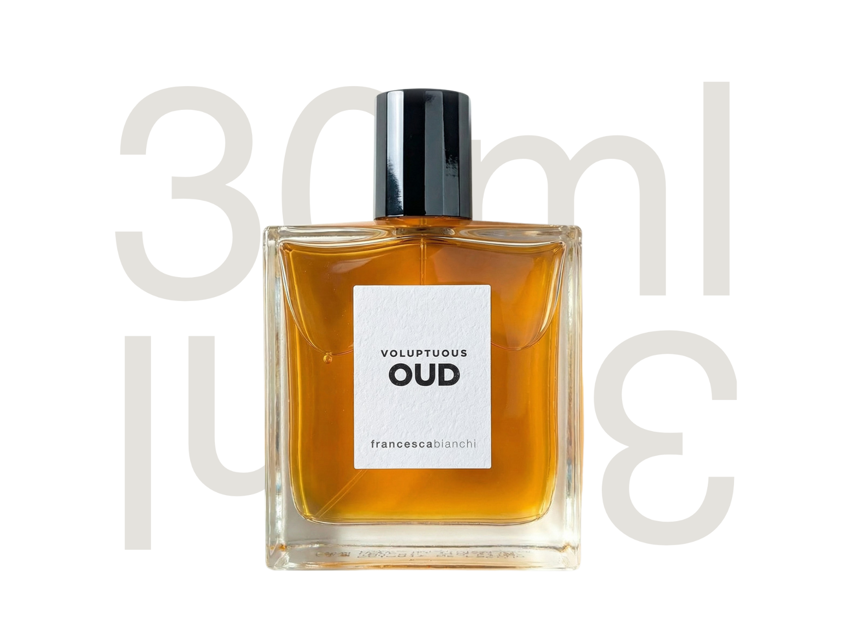 Francesca Bianchi Voluptuous Oud 30ml extrait de parfum bottle — niche oud perfume at 30ml.ca Montreal