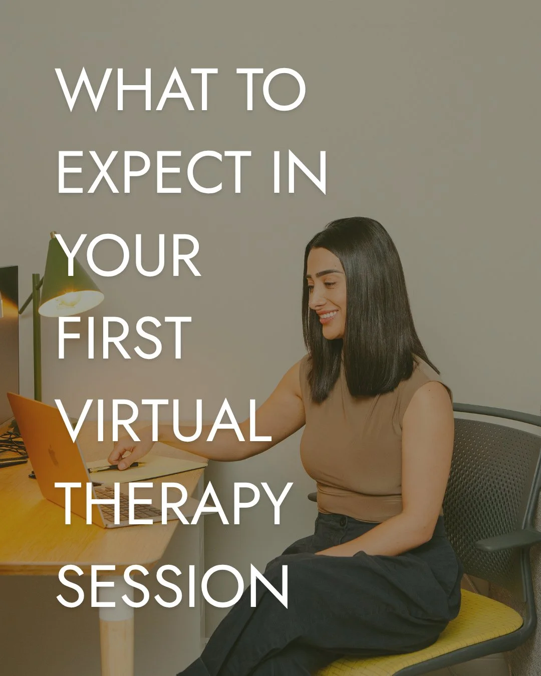 What to Expect in Your First Virtual Therapy Session with Bita:⁠
⁠
1. Join Me Online⁠
⁠
Meet me from the comfort of your home, and find a spot where you can speak freely, with enough privacy for anything personal that may come up.⁠
⁠
2. Confidentiali