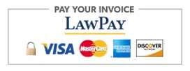 A podium with logos of Mastercard, Discover, and Visa credit card companies.