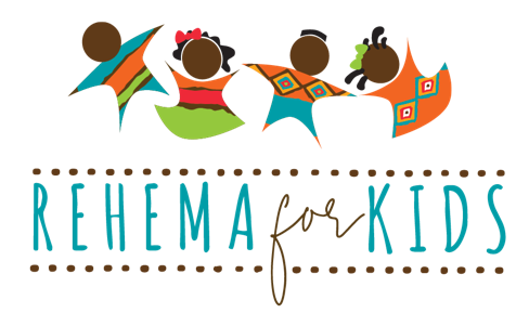 Illustration of children playing and the text "REHEMA for KIDS."