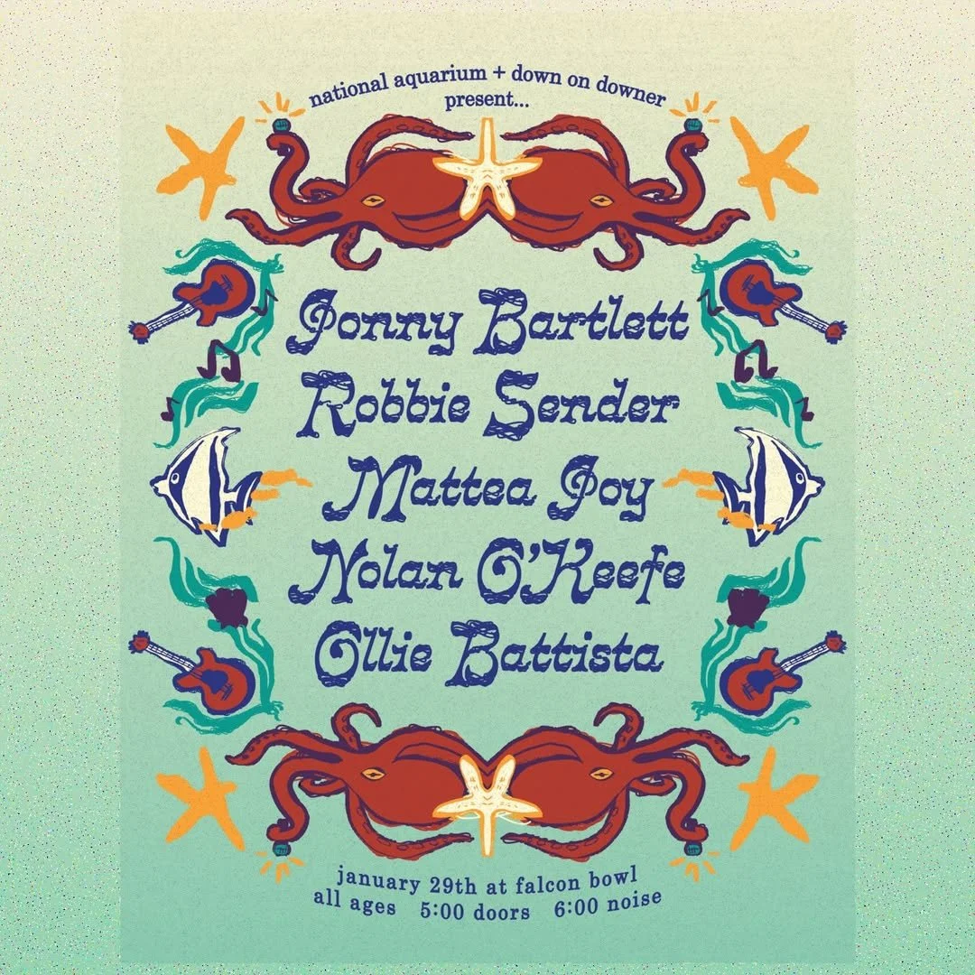 SINGER SONGWRITER NIGHT FT. JONNY BARTLETT, MATTEA JOY, ROBBIE SENDER, NOLAN O’KEEFE, &amp; OLLIE BATTISTA