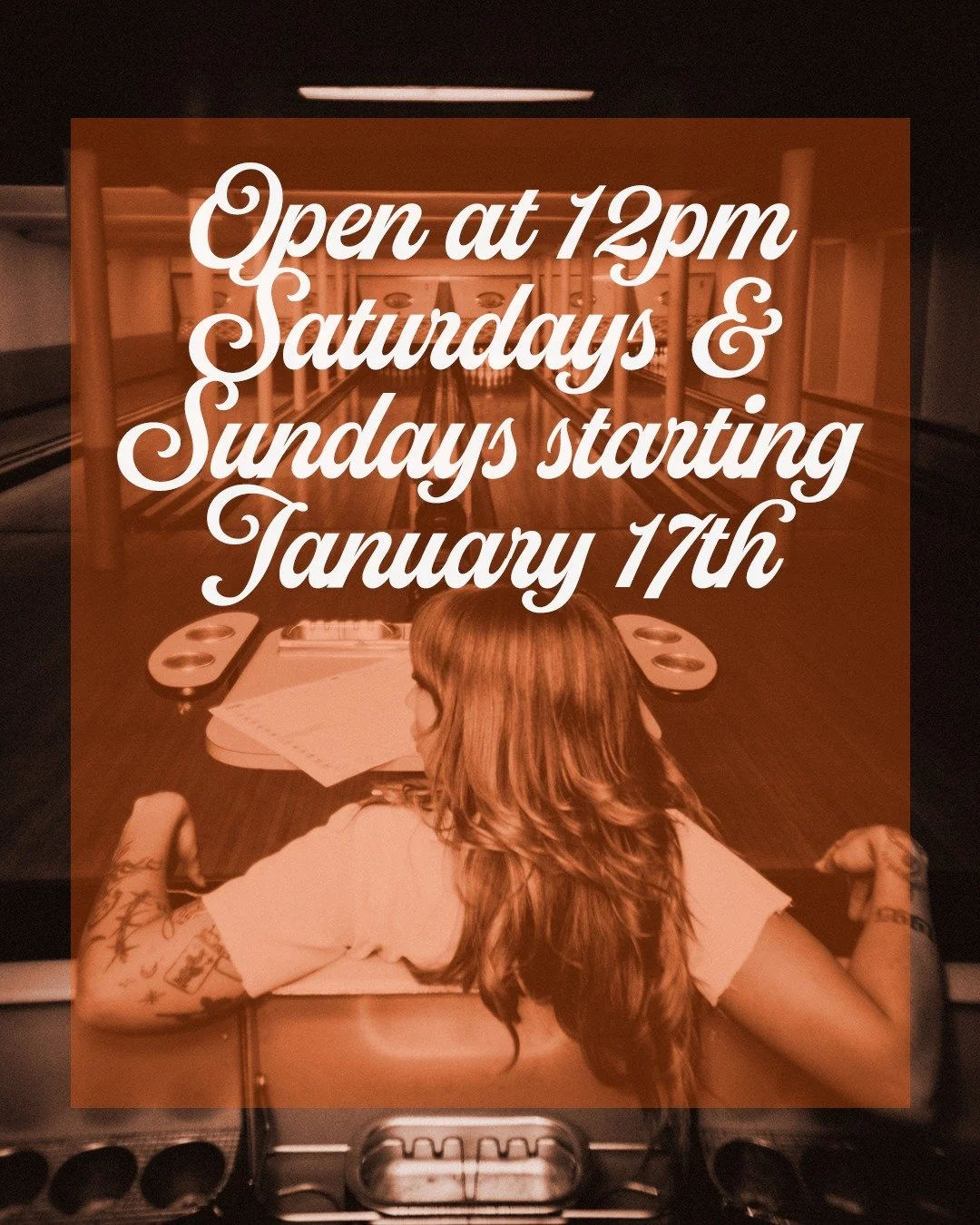 Great news! Not only are we open starting at 12PM this Saturday for our inaugural Alley Cats event, but we'll be open on Saturdays and Sundays at 12PM from then on out! Swing by for an afternoon drink + bowl a few frames, we'll be here! 🍻

Photo by 