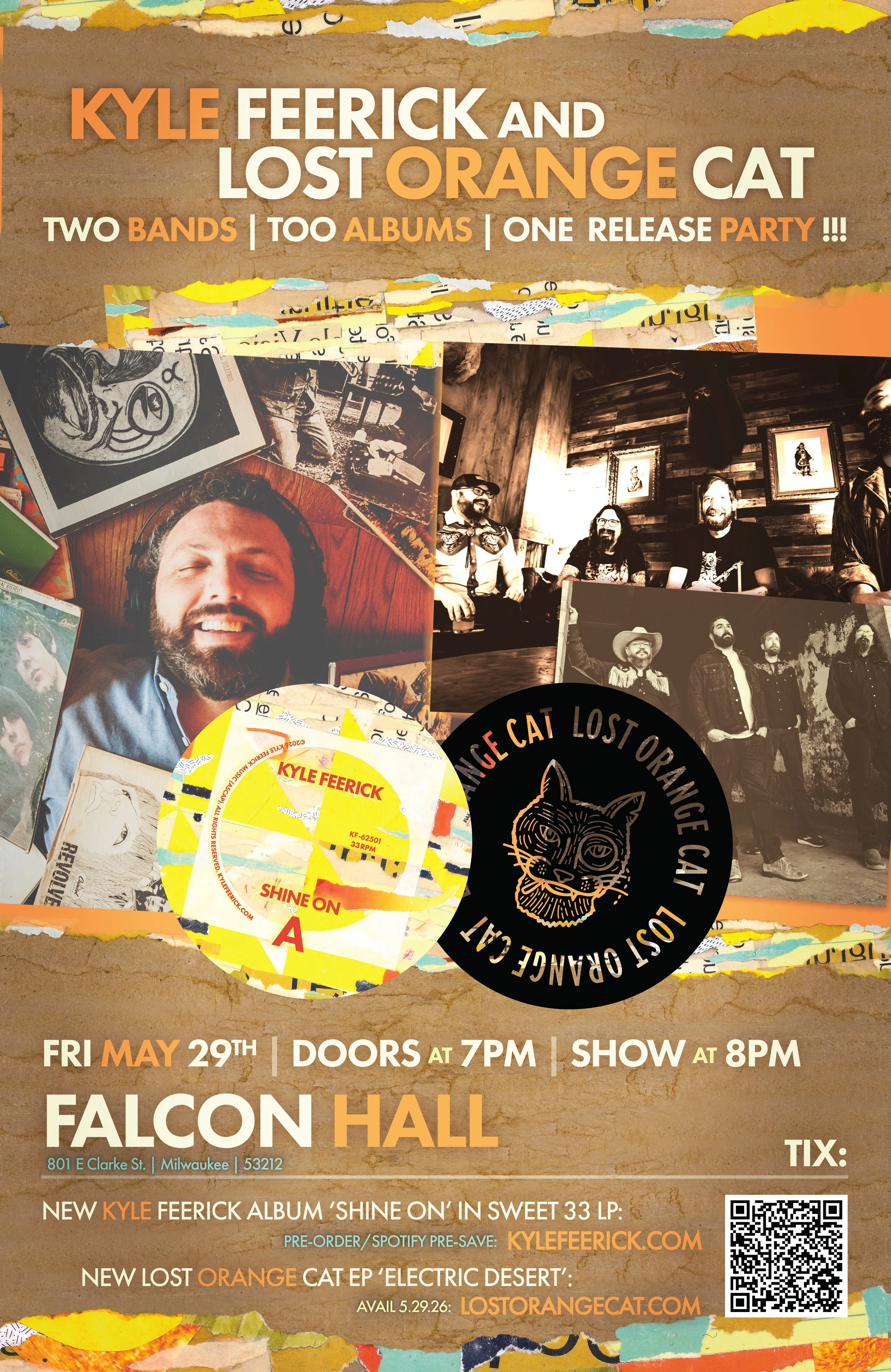 KYLE FEERICK &amp; LOST ORANGE CAT: DOUBLE ALBUM RELEASE SHOW