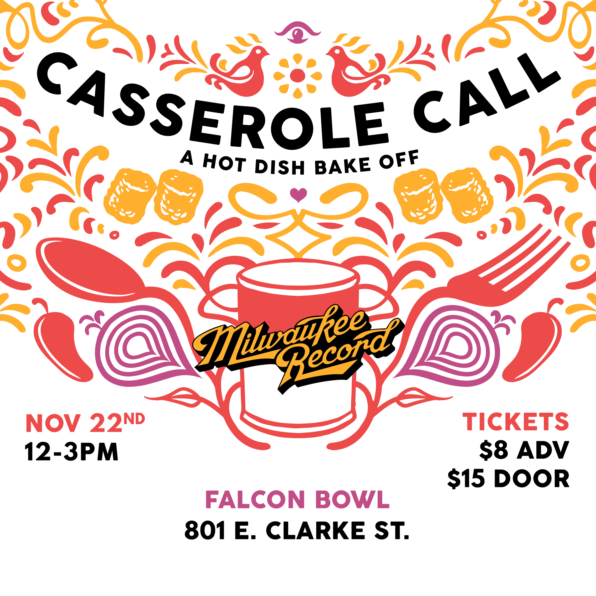 MILWAUKEE RECORD’S CASSEROLE CALL: A HOT DISH BAKE OFF