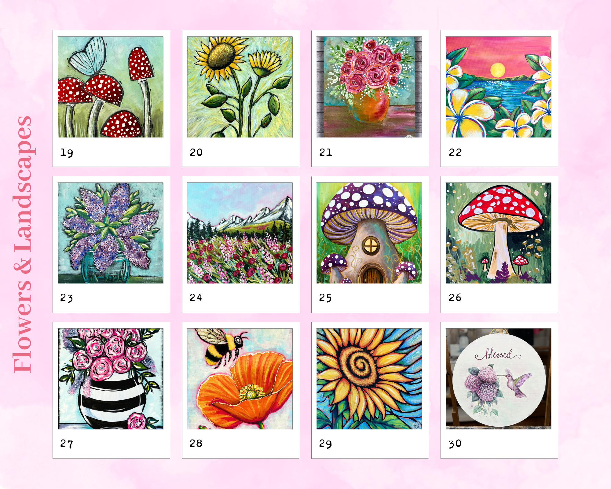 Flowers and Landscapes