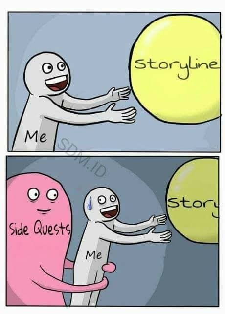 Back from Side Questing… 