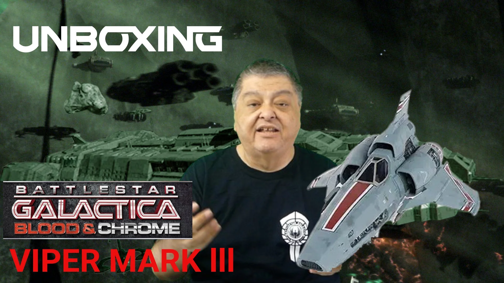 Battlestar Galactica: Blood & Chrome | Viper Mark lll Unboxing & Summary.
