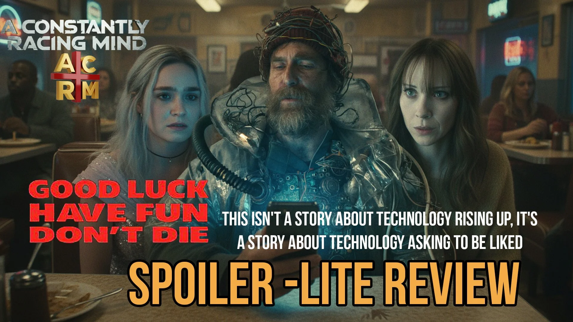 Good Luck, Have Fun, Don’t Die (2026): When the Apocalypse Looks Like “Digital Slop”