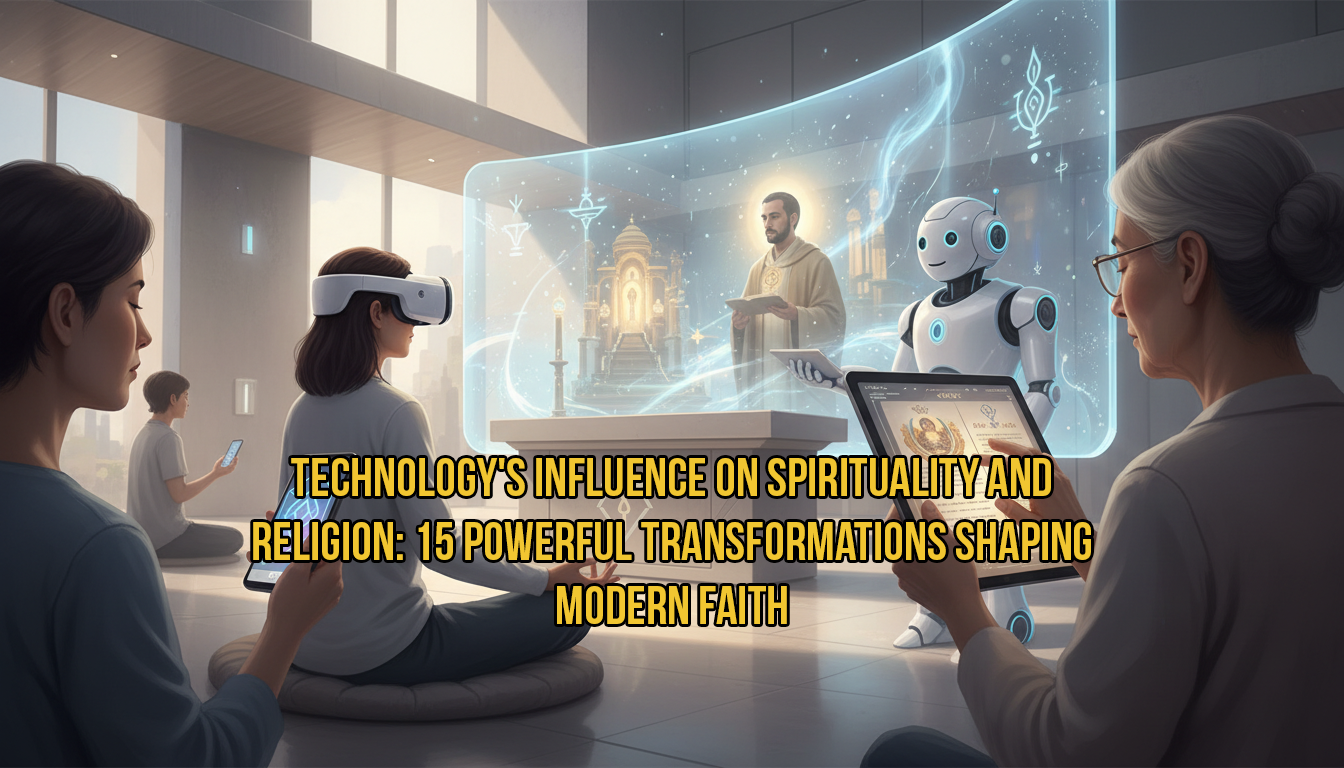 Technology's Influence on Spirituality and Religion: 15 Powerful Transformations Shaping Modern Faith
