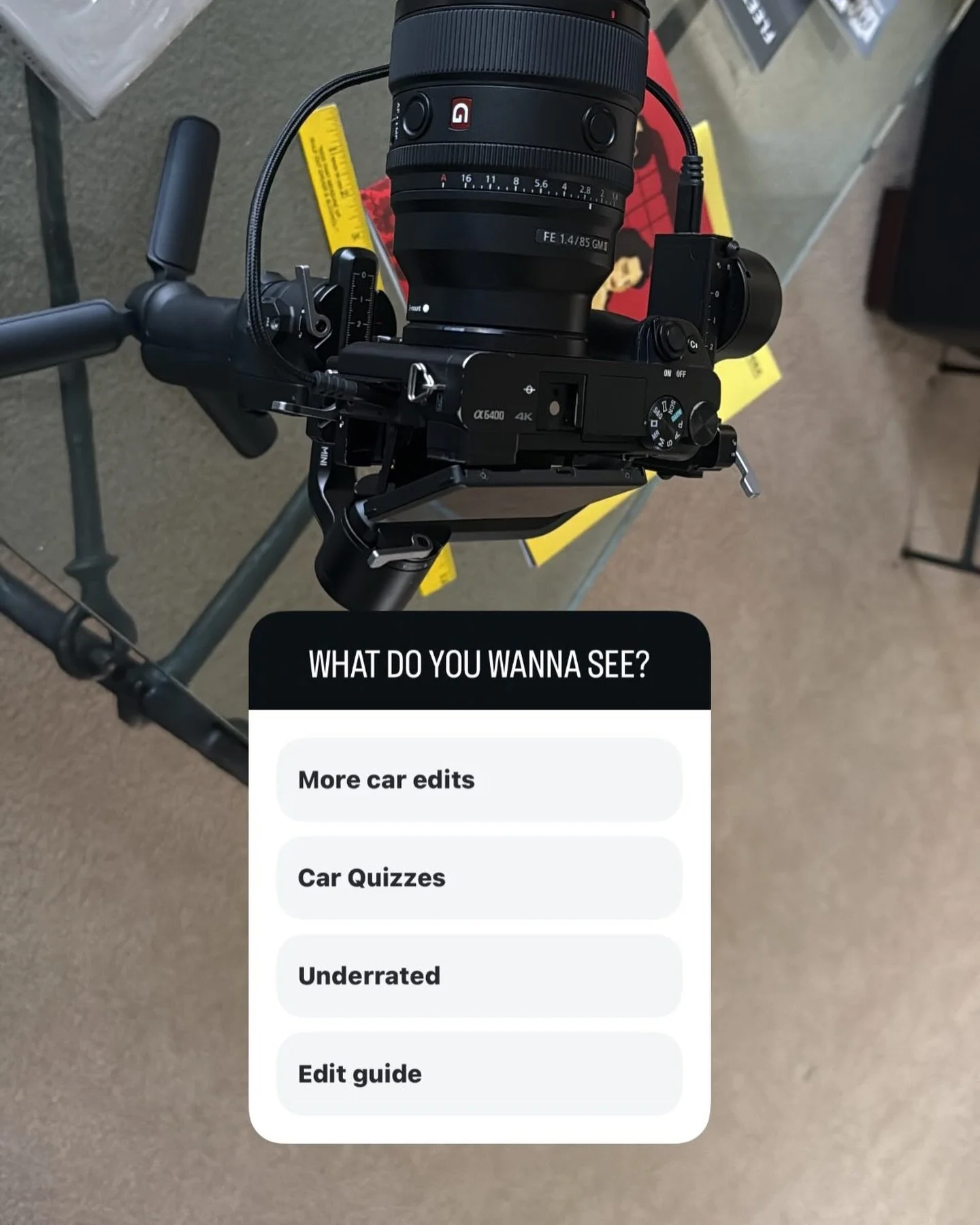 What do you want to see more of?