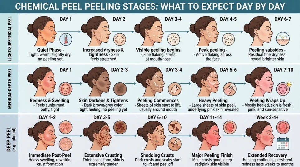 Chemical Peel Stages Expectation