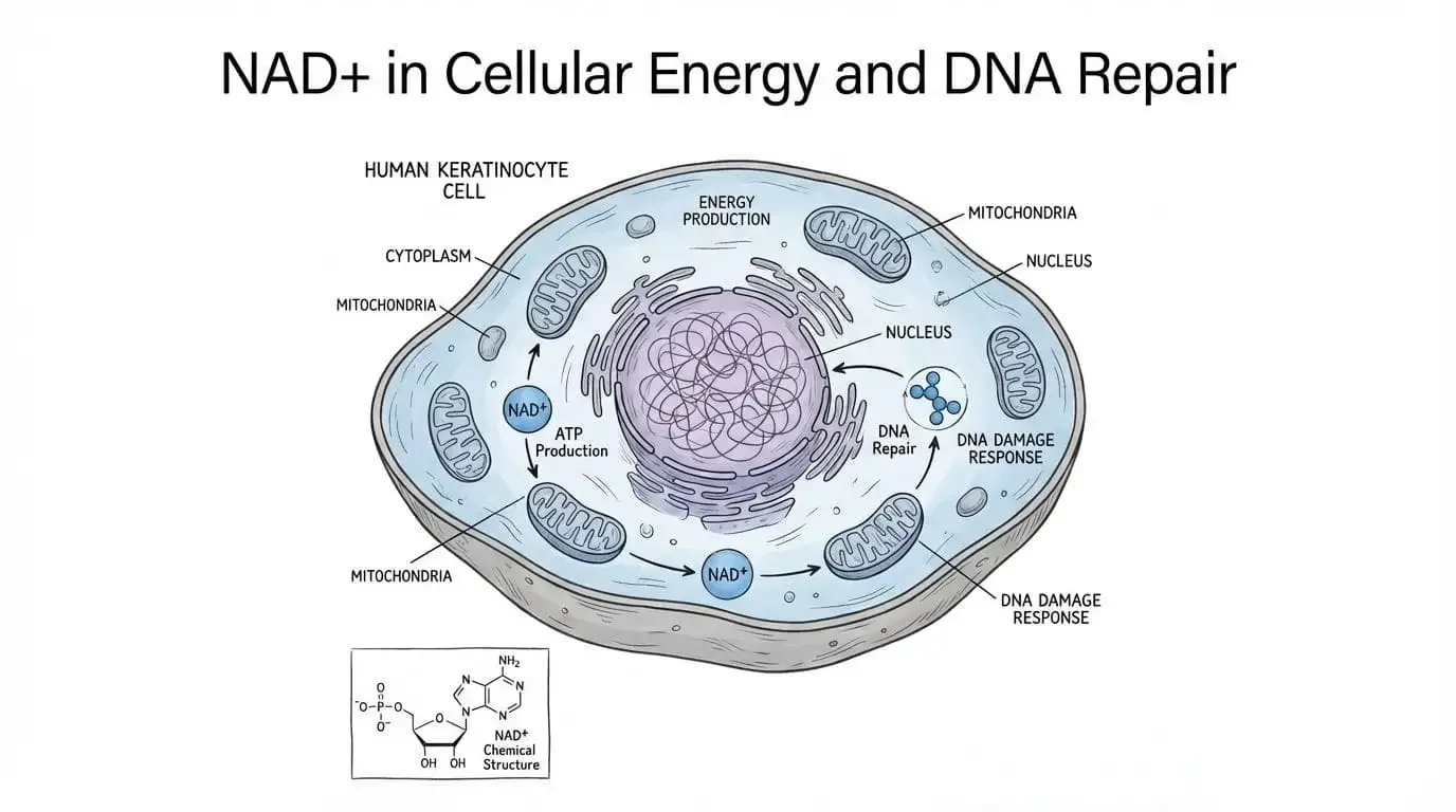 NAD+ for Skin: How This Cellular Fuel Supports Recovery and Anti-Aging