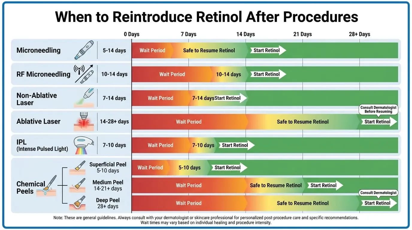 When Can I Use Retinol Again After Microneedling or Laser?