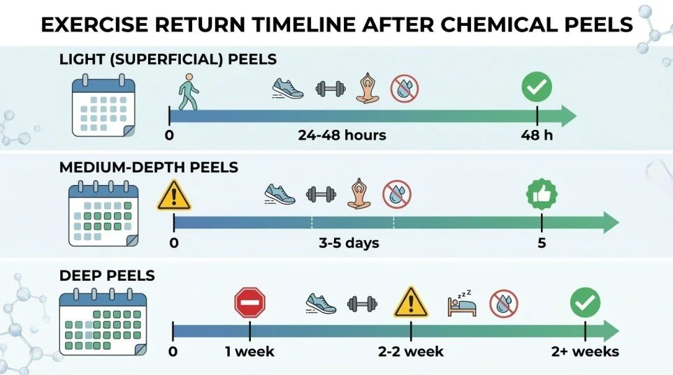 Can I Exercise After a Chemical Peel? A Timeline for Returning to the Gym