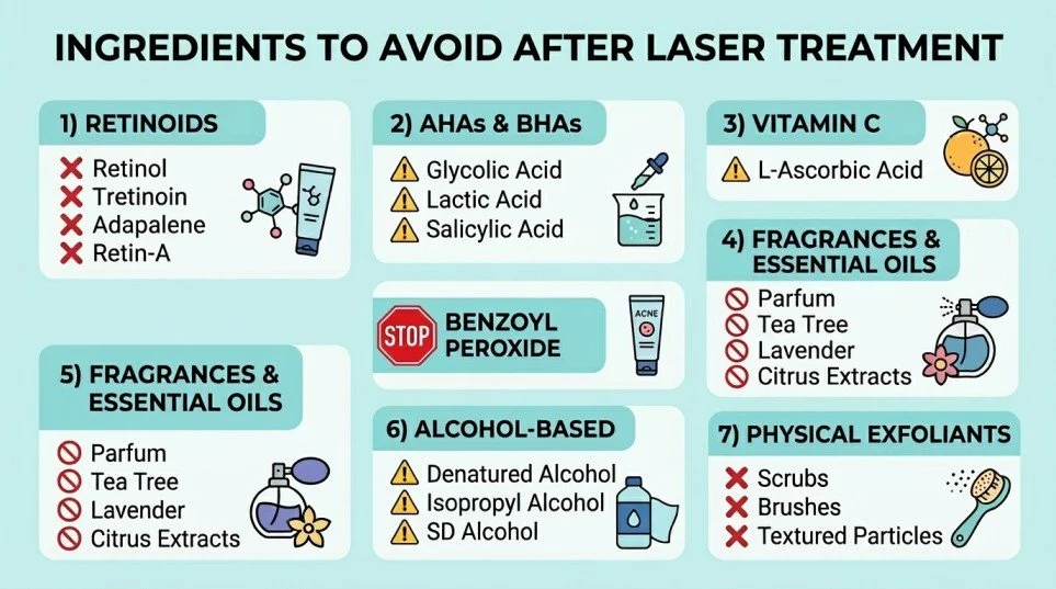 Ingredients To Avoid After Laser Treatment