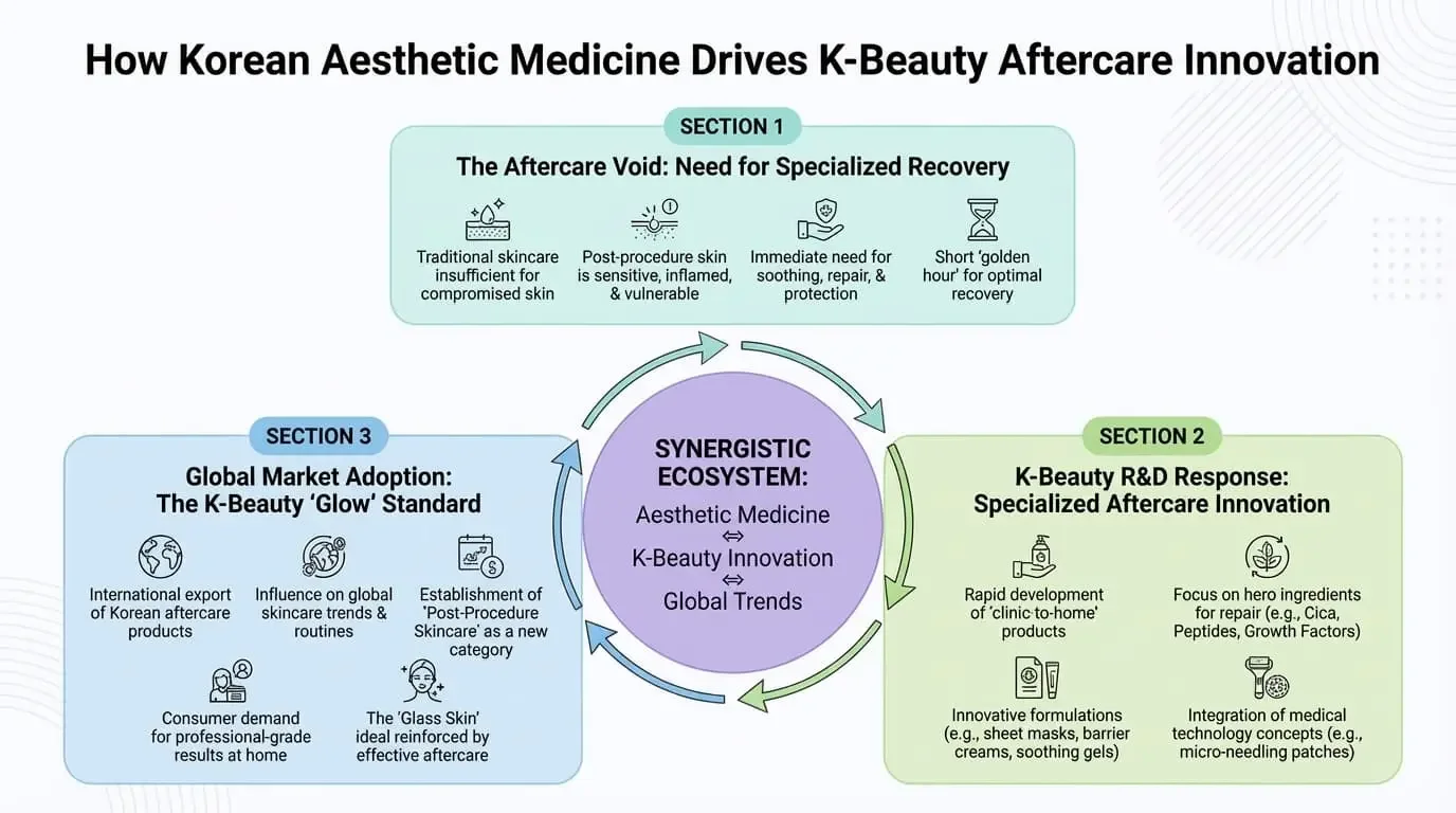 How Korean aesthetic medicine culture drives K-Beauty aftercare innovation for post-procedure recovery