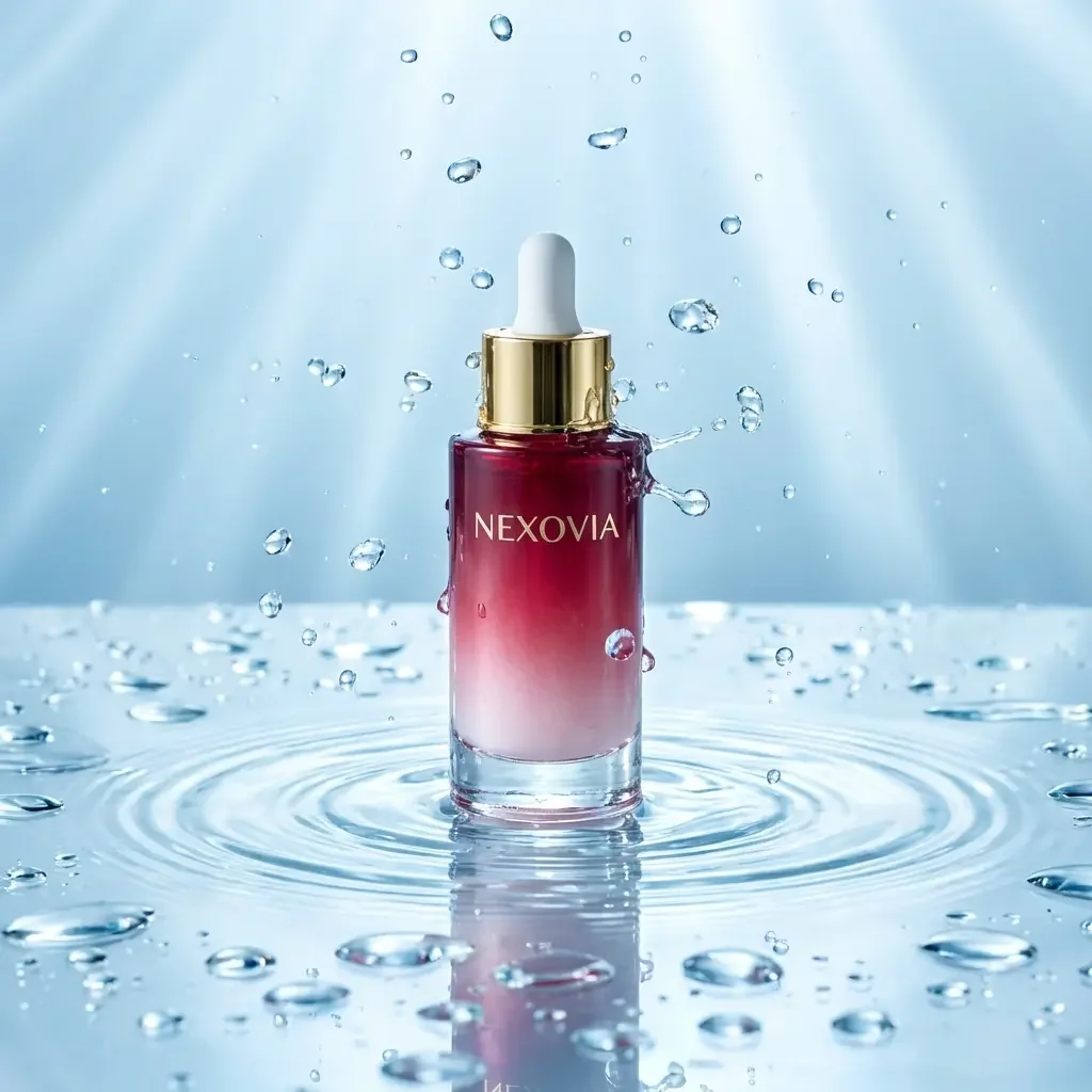 Nexovia Skin Serum for post-procedure aftercare with plant exosomes, PDRN, NAD+, and peptides
