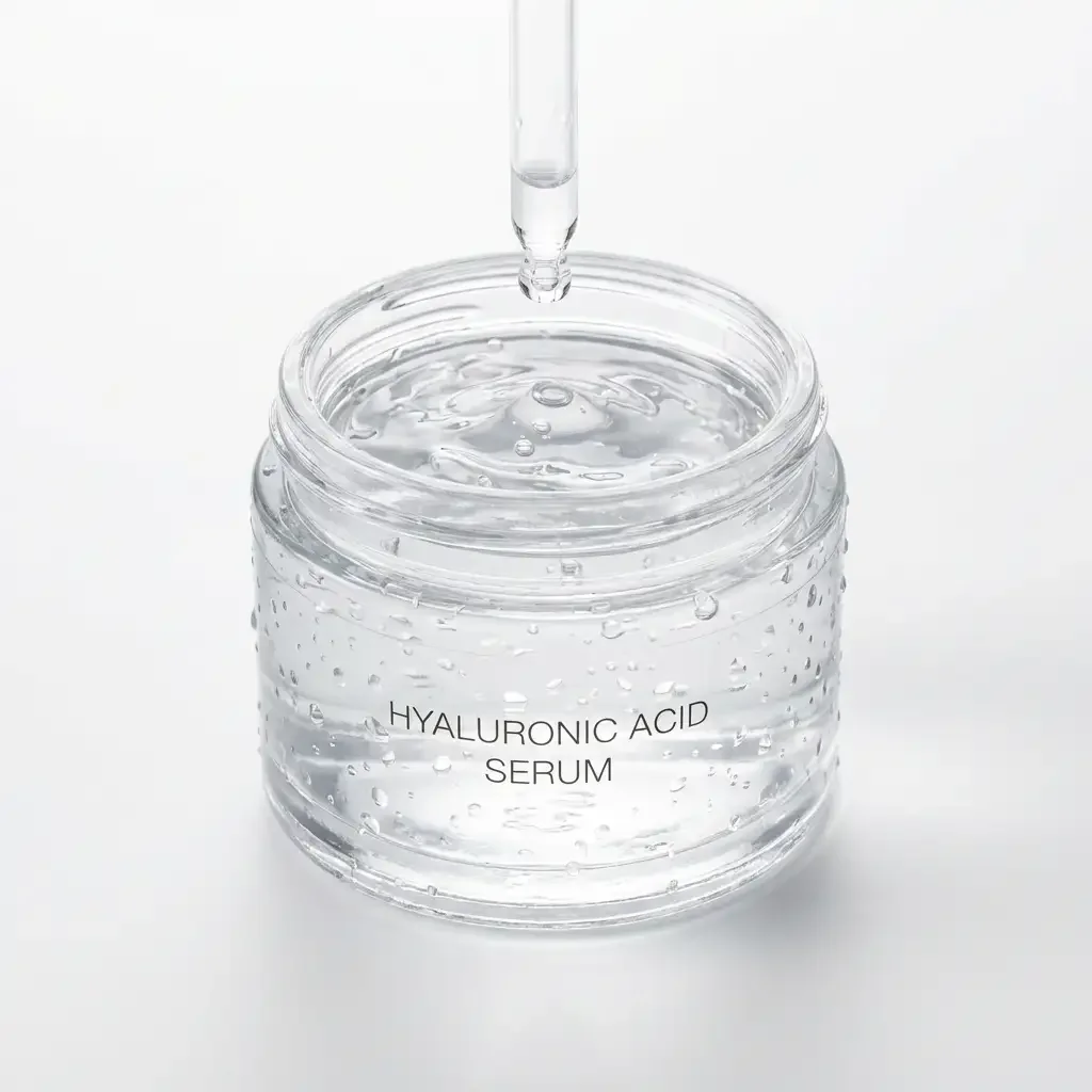 Hyaluronic acid molecular structure for multi-level moisture