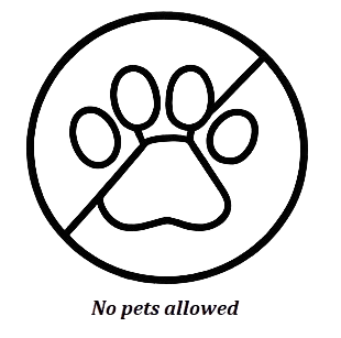 No pets allowed